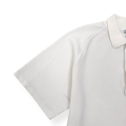 LOEWE LOGO-EMBROIDERED COTTON POLO SHIRT WHITE L | Large, Red
