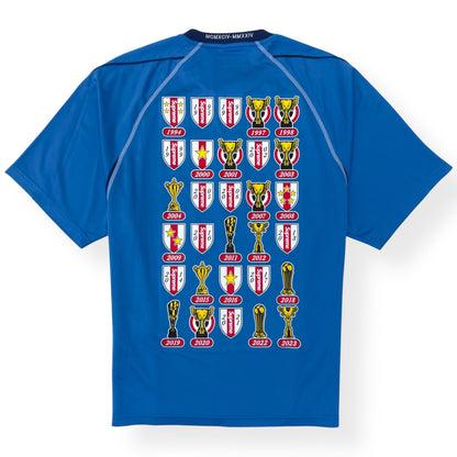 SUPREME JACQUARD SOCCER JERSEY BLUE L | Large, Blue