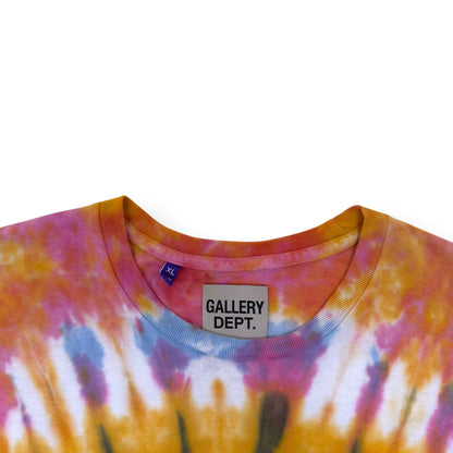 GALLERY DEPT. EYE DYE COTTON T-SHIRT MULTICOLOURED XL | XL, Red