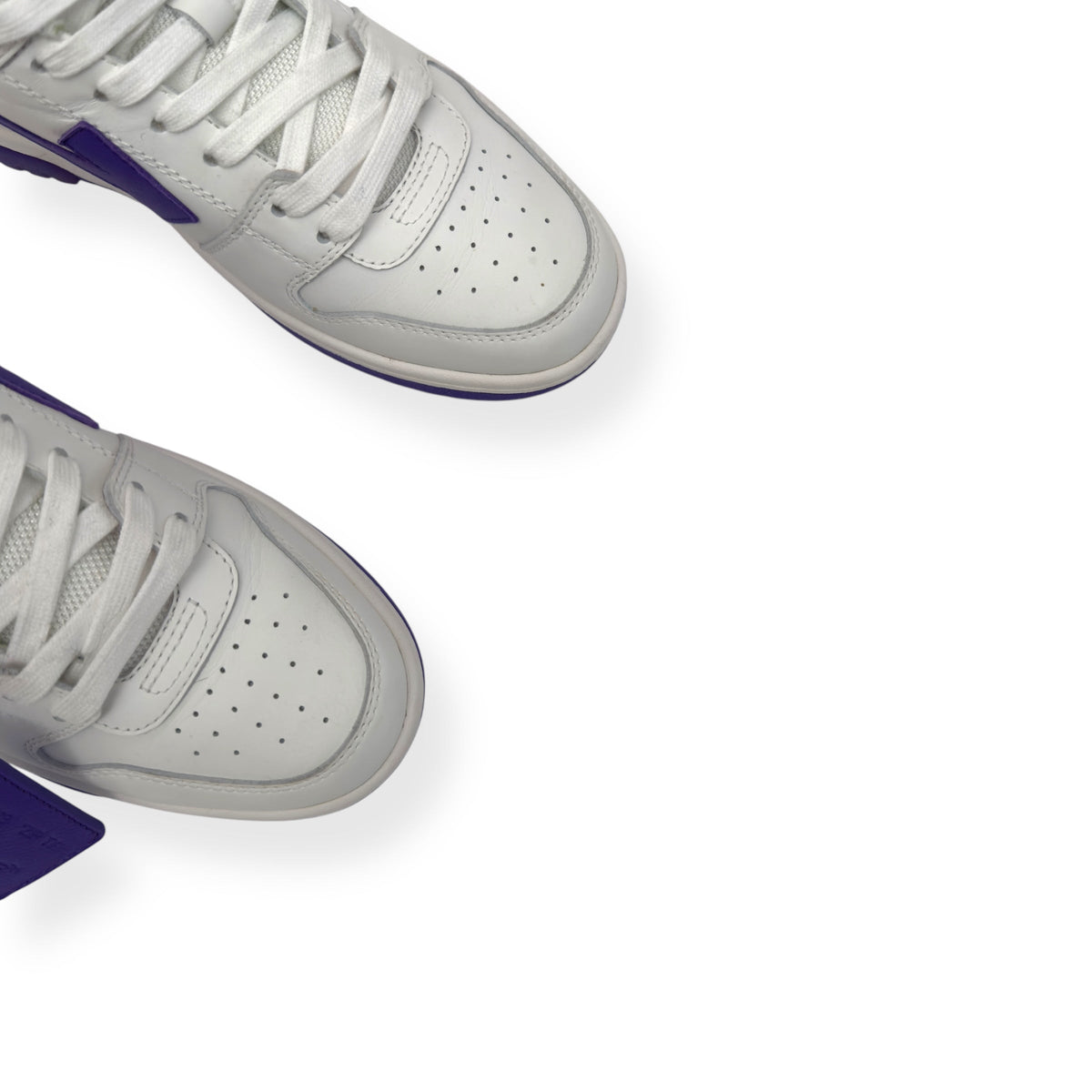 OFF-WHITE WOMENS OUT OF OFFICE LOW TOP SNEAKER WHITE / PURPLE 38 / UK5 | UK 5, Purple