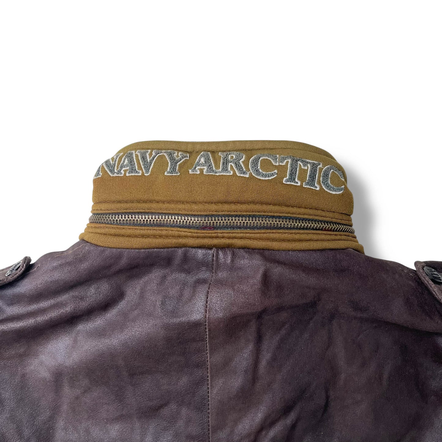 Vintage Boneville Navy Arctic Leather Jacket (S)