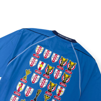 SUPREME JACQUARD SOCCER JERSEY BLUE L | Large, Blue