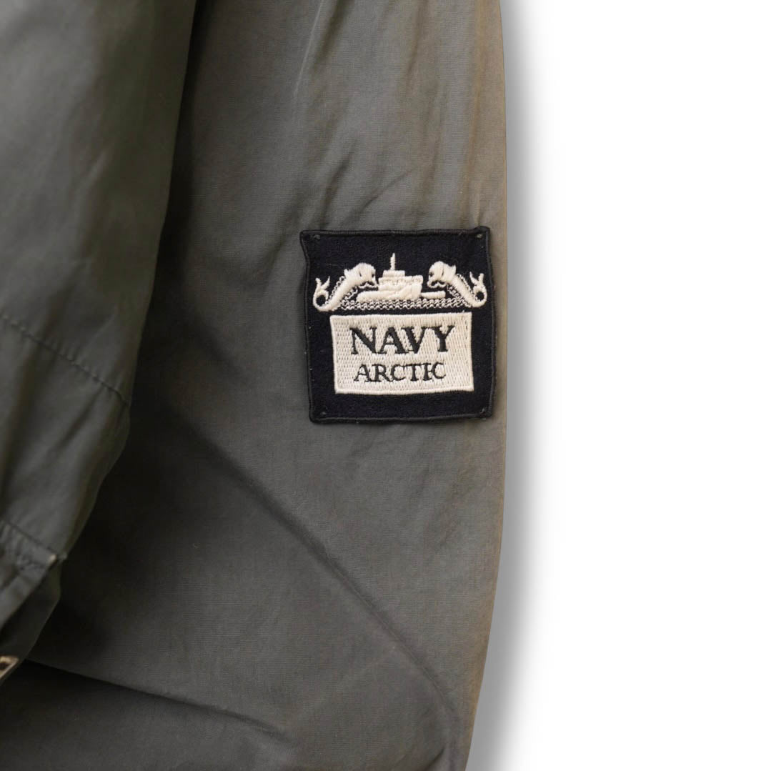 Vintage Boneville Navy Arctic Quilted Jacket (L)