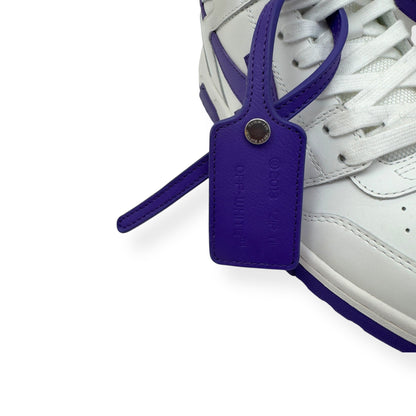 OFF-WHITE WOMENS OUT OF OFFICE LOW TOP SNEAKER WHITE / PURPLE 38 / UK5 | UK 5, Purple