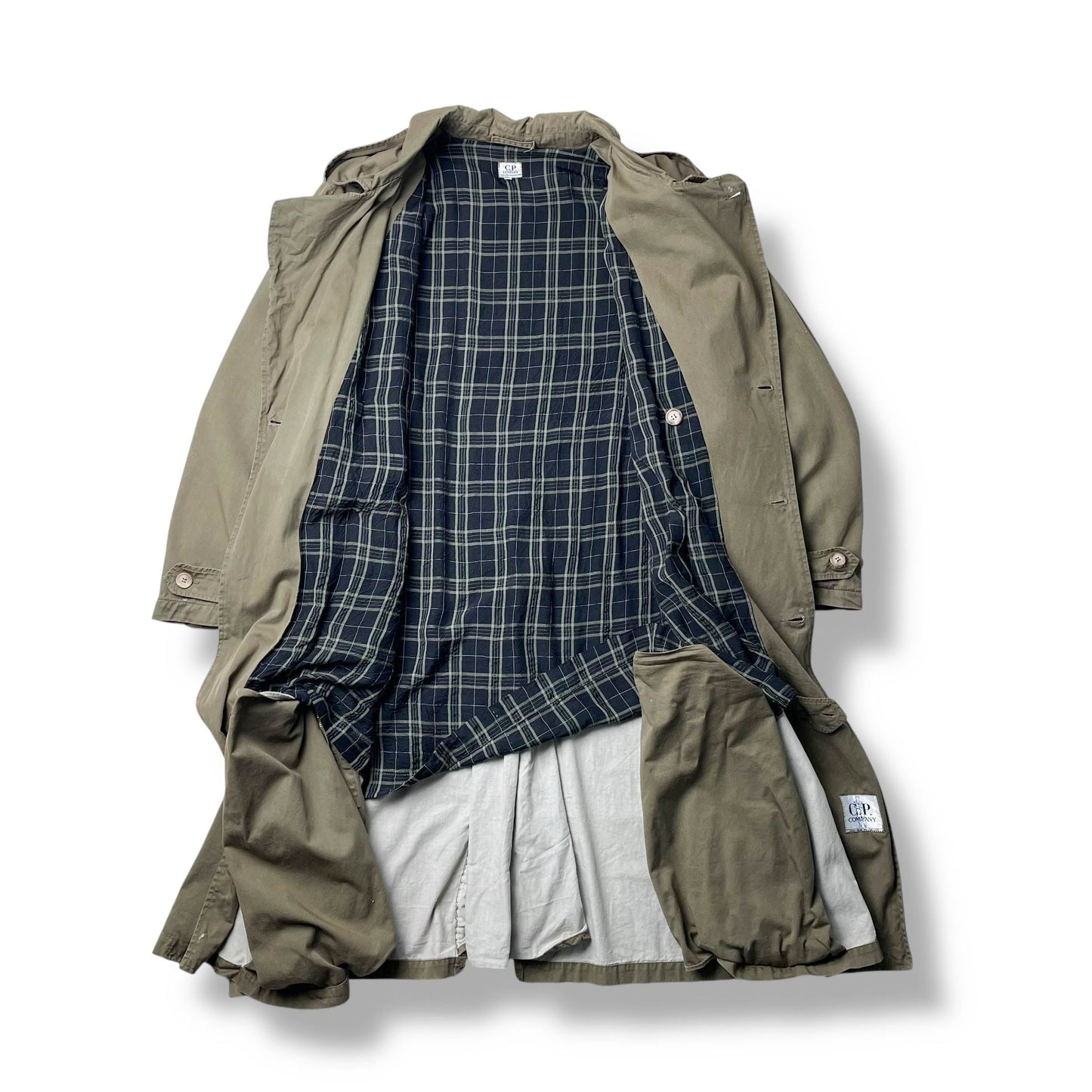 Vintage C.P. Company Trench Coat with Integrated Gaiters (XL)
