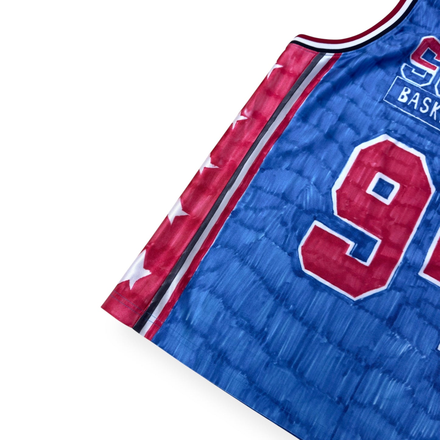 SUPREME MARKER BASKETBALL JERSEY VEST RED / BLUE / WHITE L | Large, Multicoloured