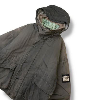 Vintage Boneville Navy Arctic Quilted Jacket (L)