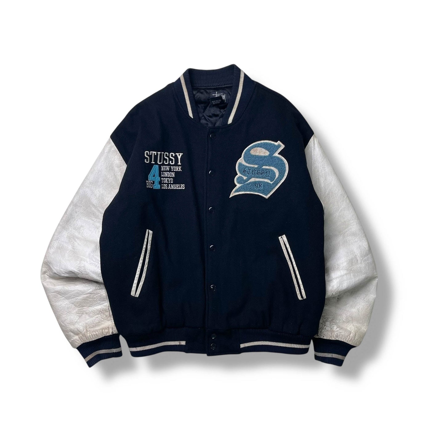 Vintage Stussy Varsity Jacket (L)