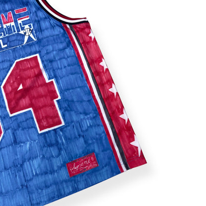 SUPREME MARKER BASKETBALL JERSEY VEST RED / BLUE / WHITE L | Large, Multicoloured
