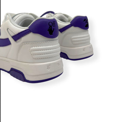 OFF-WHITE WOMENS OUT OF OFFICE LOW TOP SNEAKER WHITE / PURPLE 38 / UK5 | UK 5, Purple
