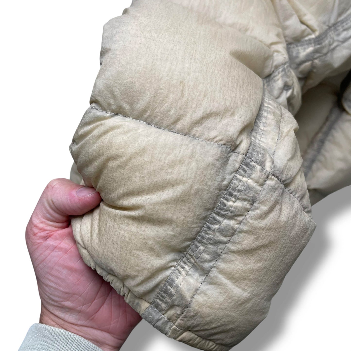 Stone Island Opaque Mesh Badge Puffer (XL)