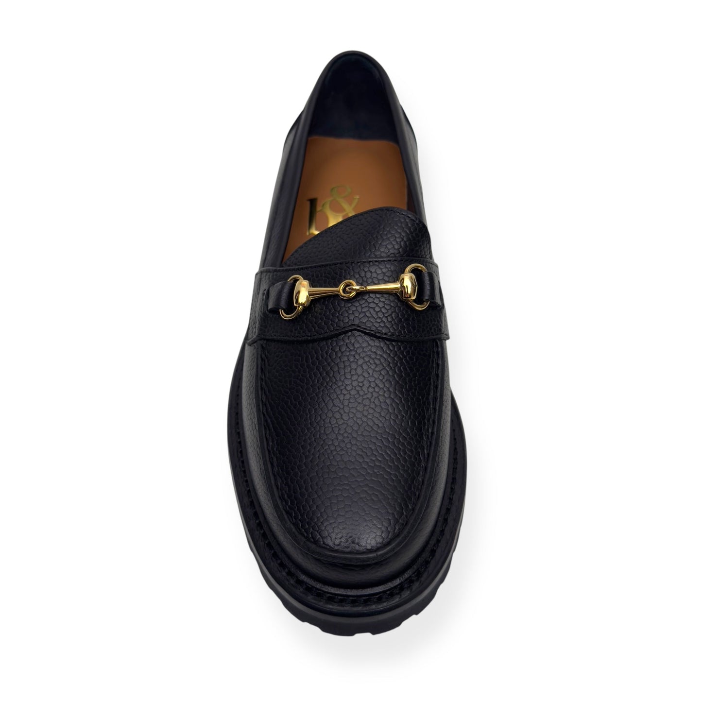 BLACKSTOCK & WEBER THE MASON HORSE BIT LOAFER ONYX US6.5 / UK5.5 | UK 5.5, Black