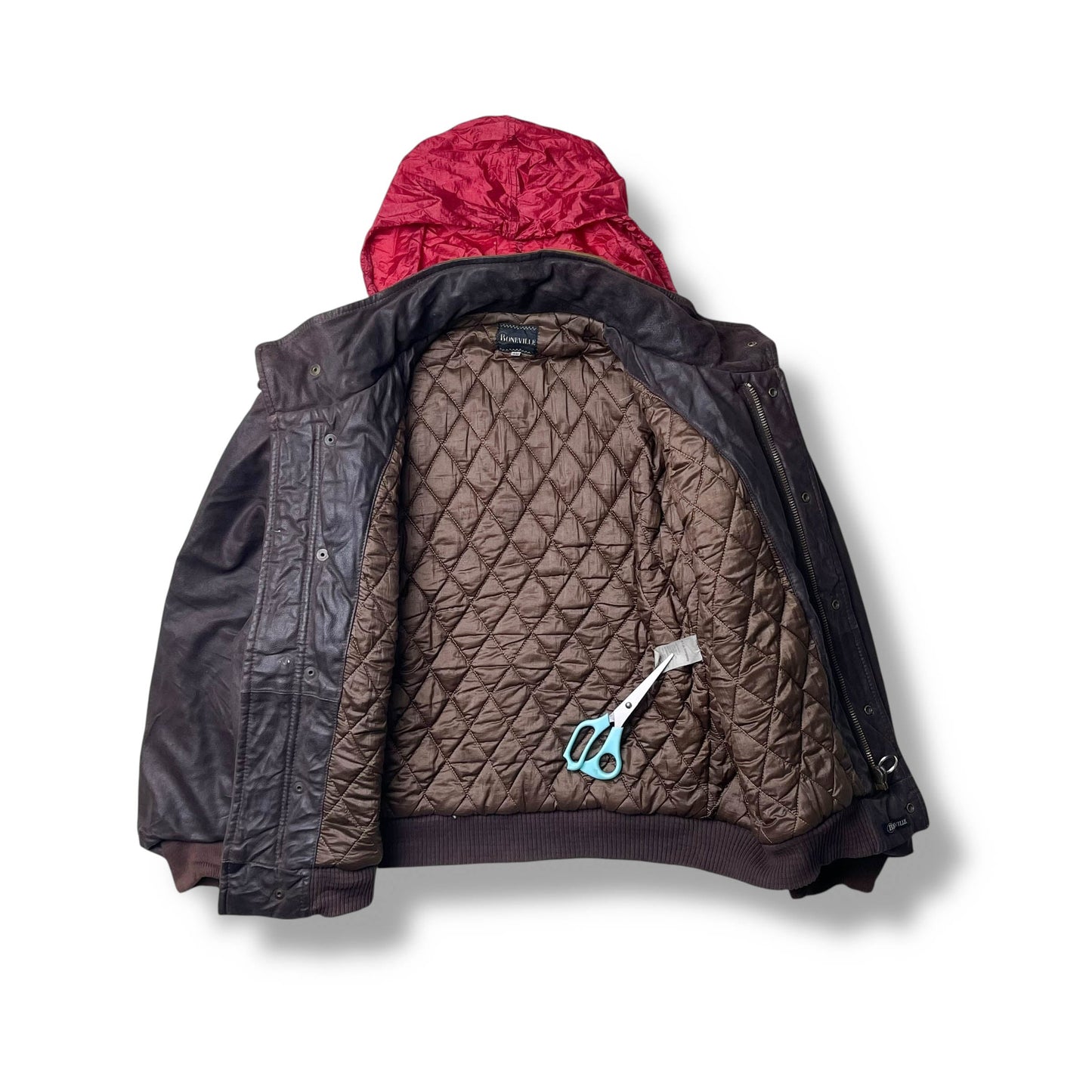 Vintage Boneville Navy Arctic Leather Jacket (S)