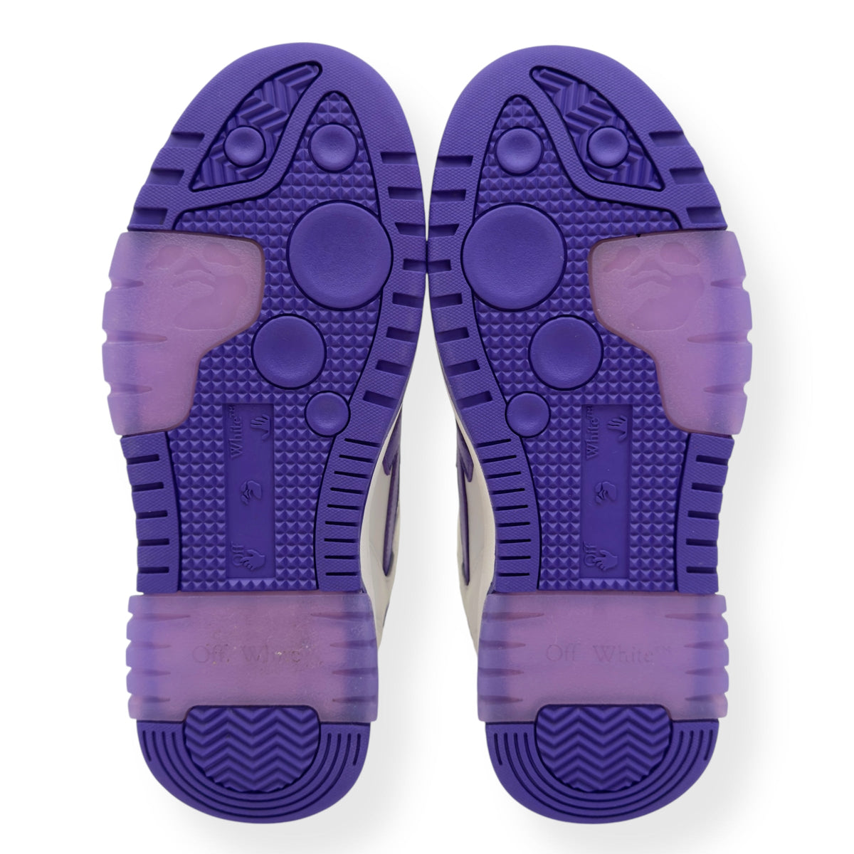 OFF-WHITE WOMENS OUT OF OFFICE LOW TOP SNEAKER WHITE / PURPLE 38 / UK5 | UK 5, Purple
