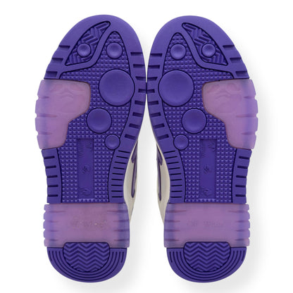 OFF-WHITE WOMENS OUT OF OFFICE LOW TOP SNEAKER WHITE / PURPLE 38 / UK5 | UK 5, Purple