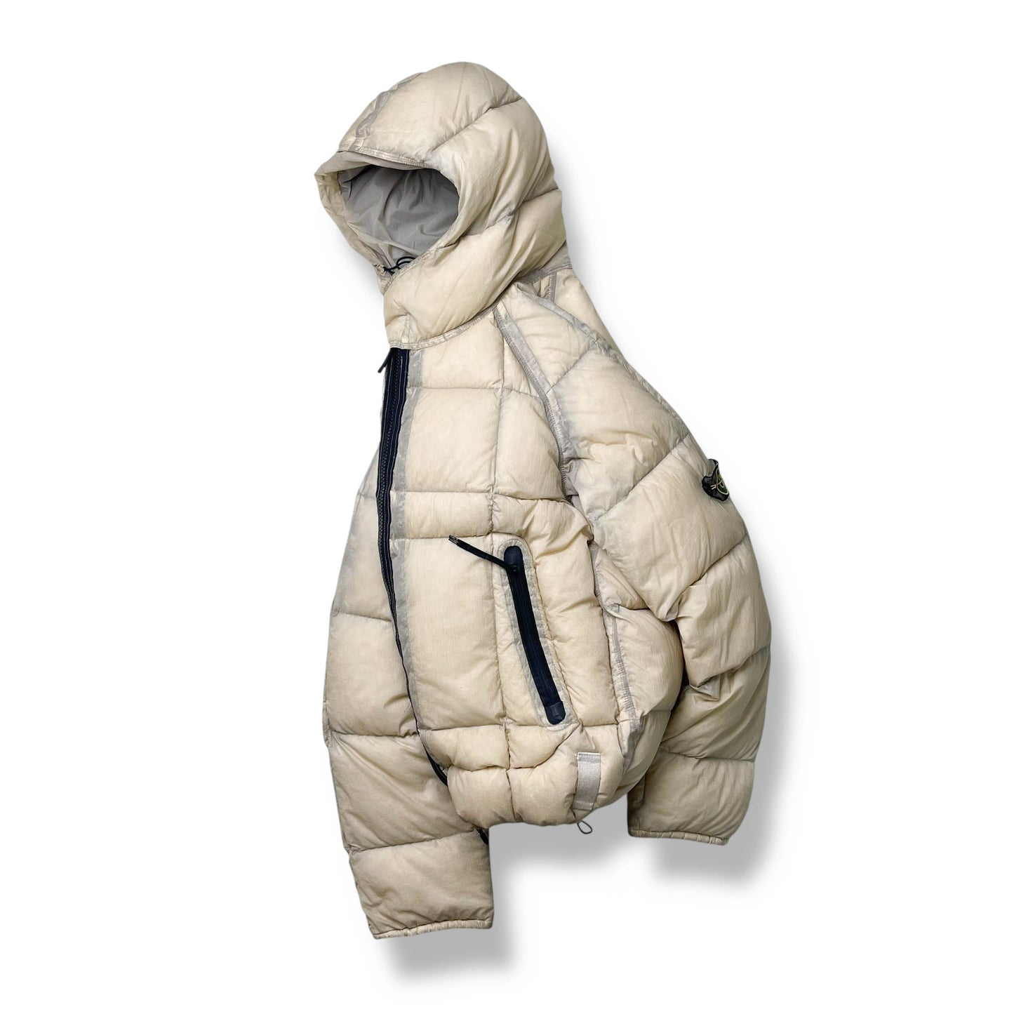 Stone Island Opaque Mesh Badge Puffer (XL)