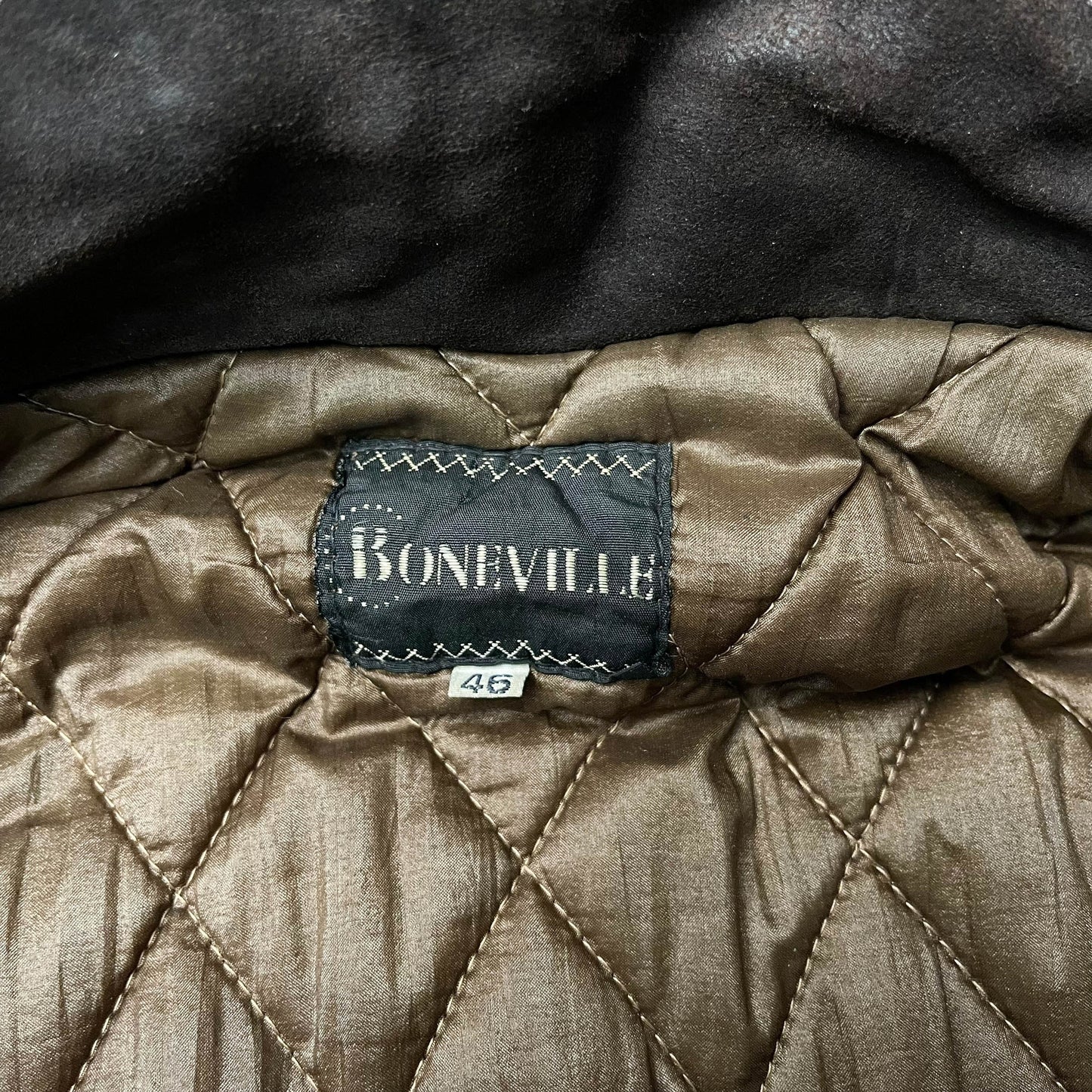 Vintage Boneville Navy Arctic Leather Jacket (S)