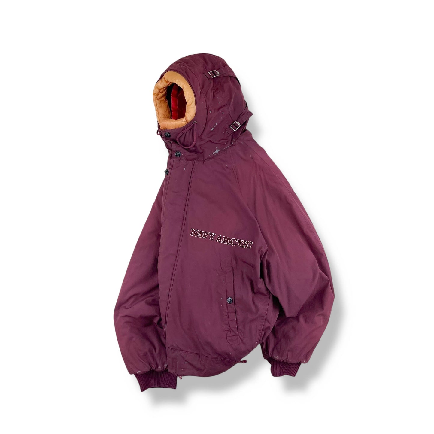 Vintage Boneville Navy Arctic Foul Weather Jacket (XL)