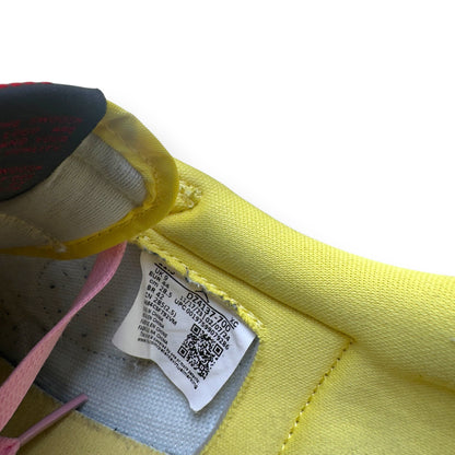 NIKE AIR JORDAN 1 X TRAVIS SCOTT LOW TOP SNEAKER CANARY UK9 | UK 9, Pink