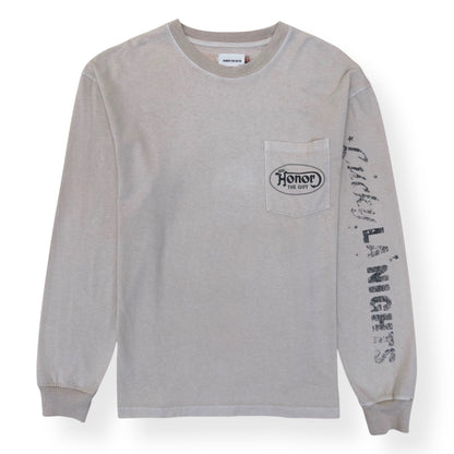 HONOR THE GIFT LUCKY HAND LONG-SLEEVE T-SHIRT CREAM L | Large, Cream