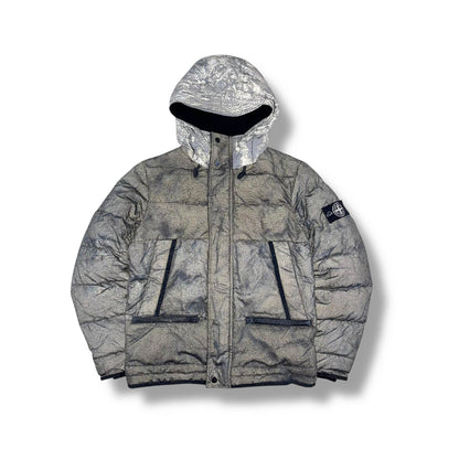 Stone Island Mesh Reflective Puffer Jacket (S)