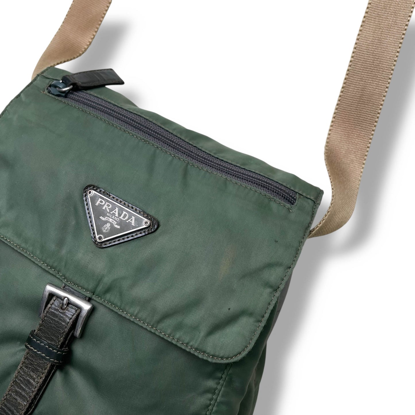 Vintage Prada Tessuto Nylon Shoulder Bag