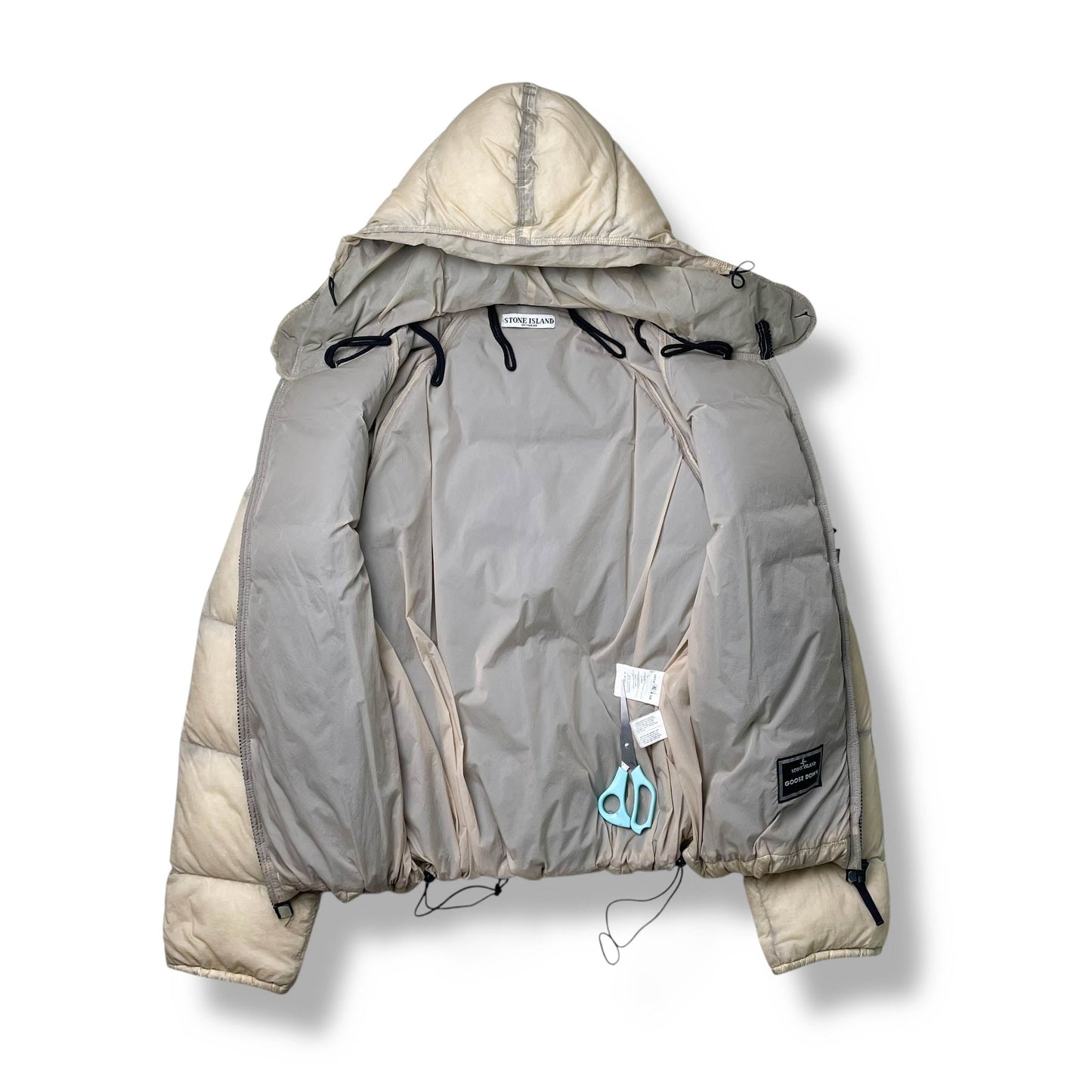 Stone Island Opaque Mesh Badge Puffer (XL)