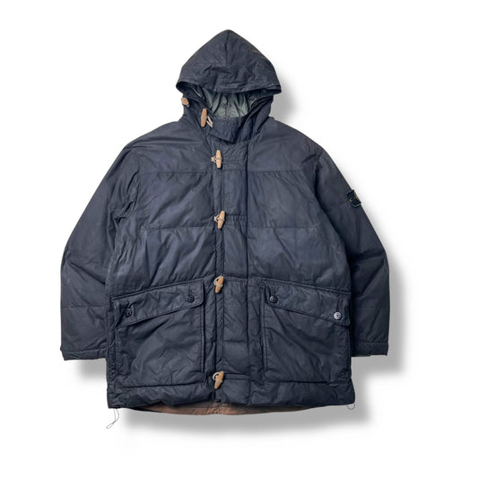 Vintage Stone Island Waxed Cotton Down Jacket (L)