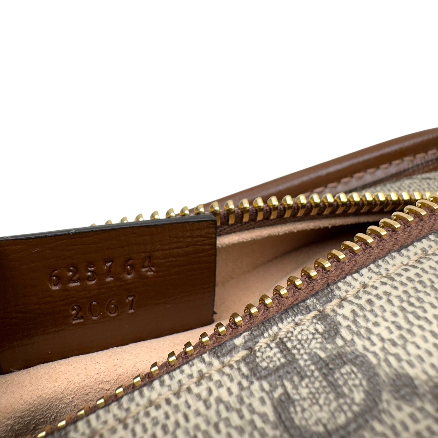 GUCCI GG INTERLOCKING G TRAVEL POUCH BROWN S | O/S, Brown