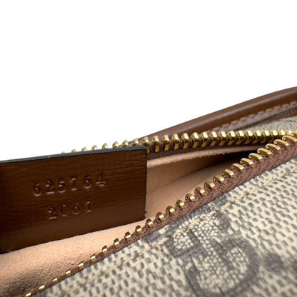 GUCCI GG INTERLOCKING G TRAVEL POUCH BROWN S | O/S, Brown