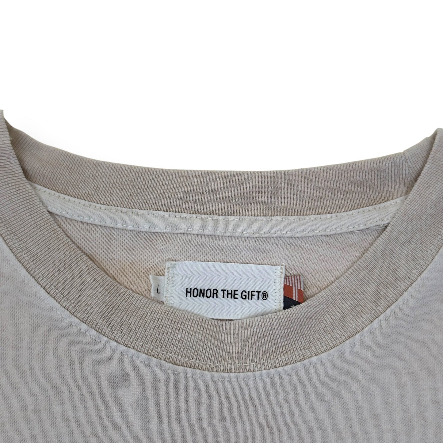 HONOR THE GIFT LUCKY HAND LONG-SLEEVE T-SHIRT CREAM L | Large, Cream
