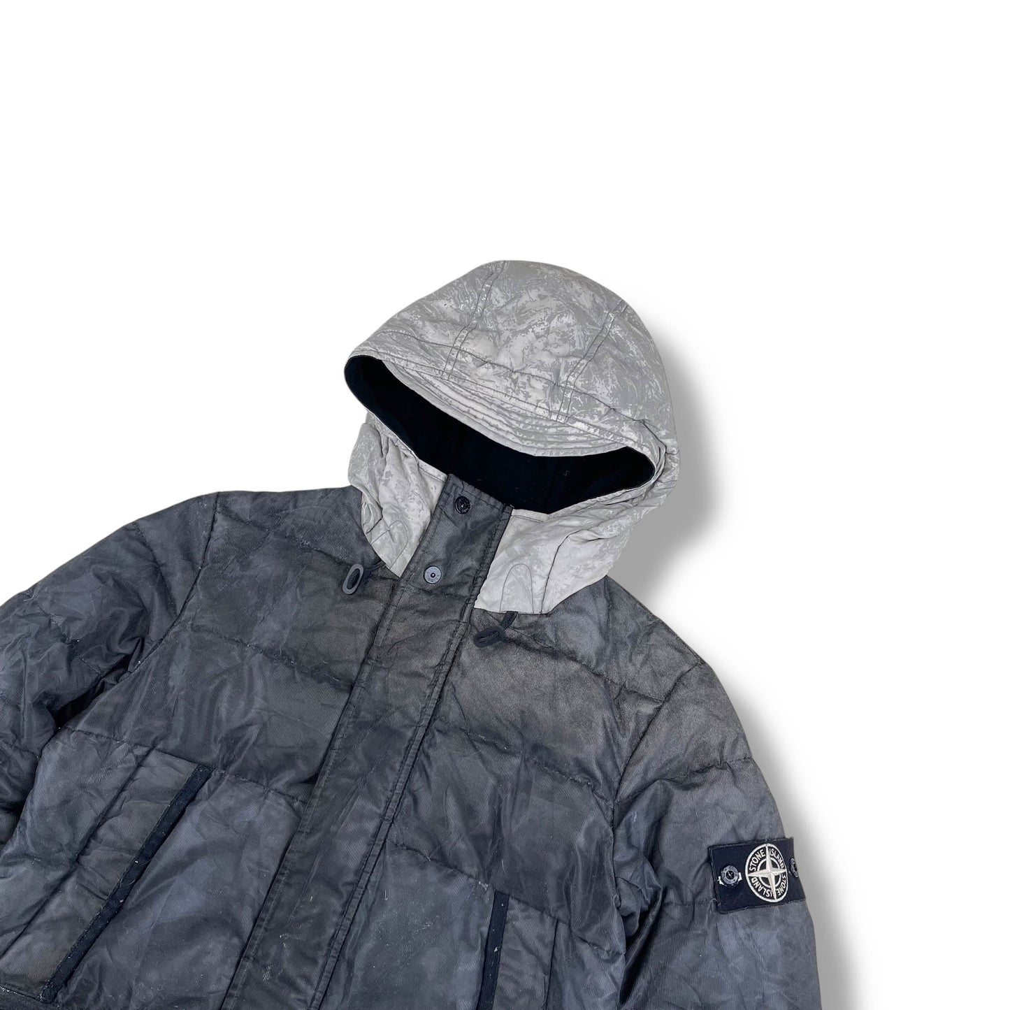 Stone Island Mesh Reflective Puffer Jacket (S)