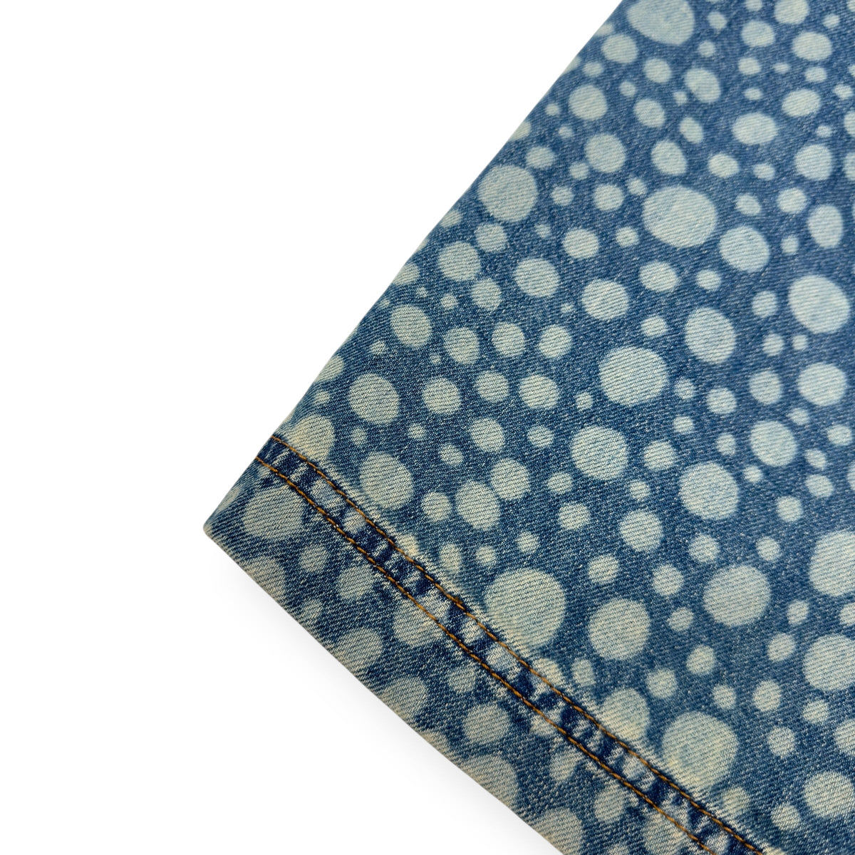 LOUIS VUITTON X YAYOI KUSAMA DOT BASEBALL SHIRT BLUE / WHITE L | Large, Blue