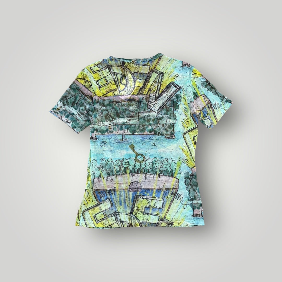 Issey Miyake Fete 2000's Mesh Top S