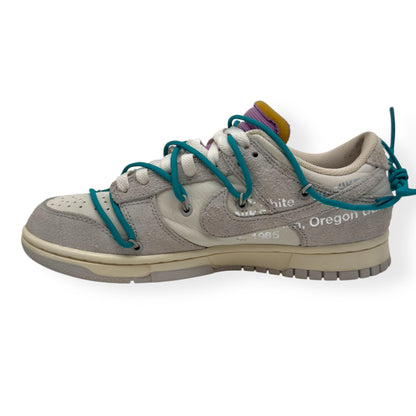 NIKE X OFF-WHITE LOT 36 LOW TOP SNEAKER WHITE / GREY UK7 | UK 7, Grey
