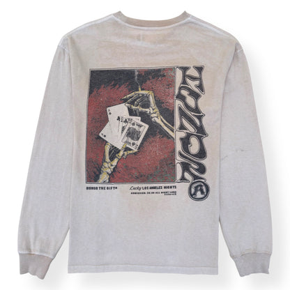 HONOR THE GIFT LUCKY HAND LONG-SLEEVE T-SHIRT CREAM L | Large, Cream