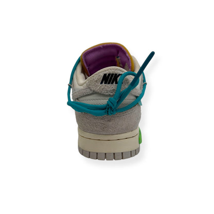 NIKE X OFF-WHITE LOT 36 LOW TOP SNEAKER WHITE / GREY UK7 | UK 7, Grey