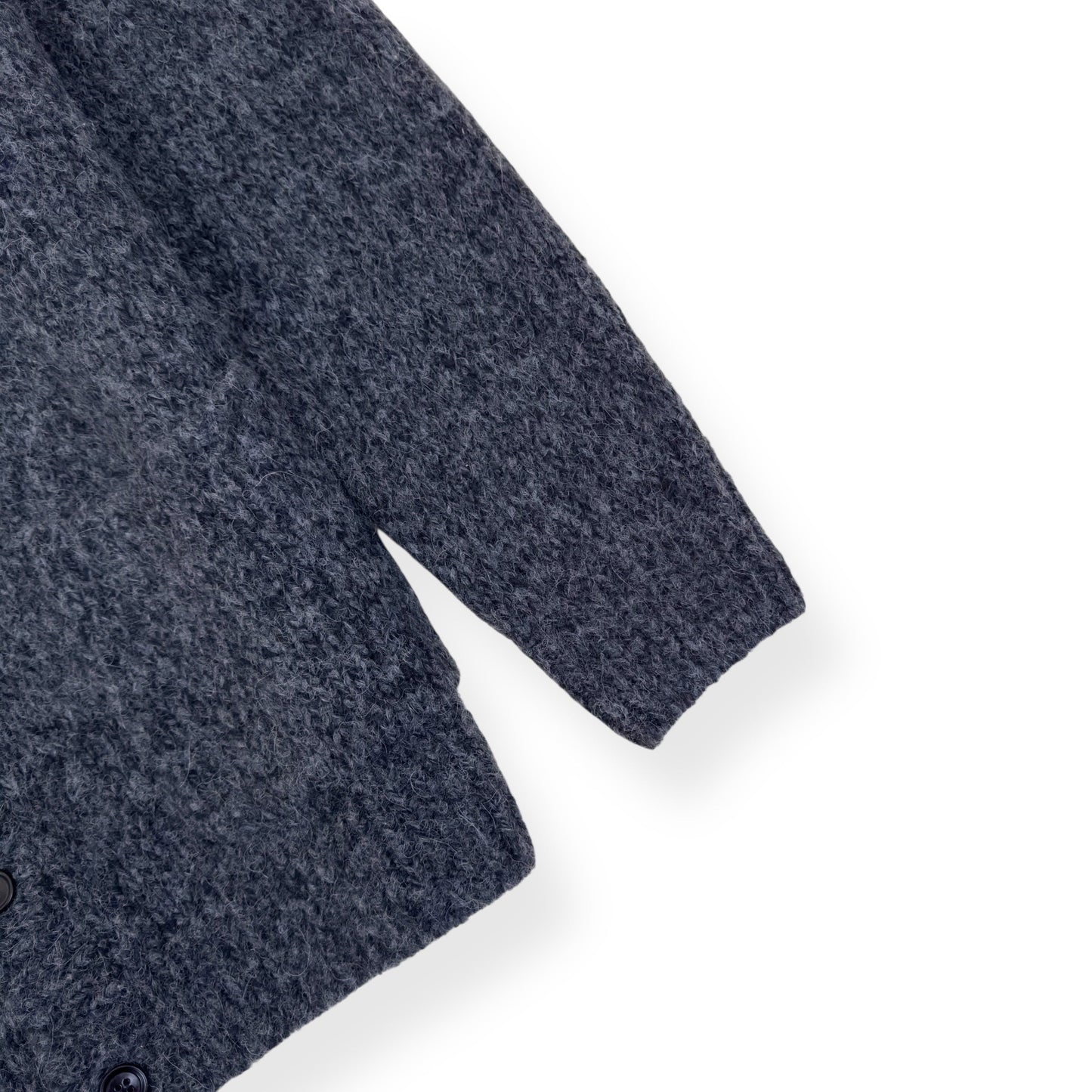 DRIES VAN NOTEN ALPACA / WOOL BLEND CARDIGAN GREY XL | XL, Grey
