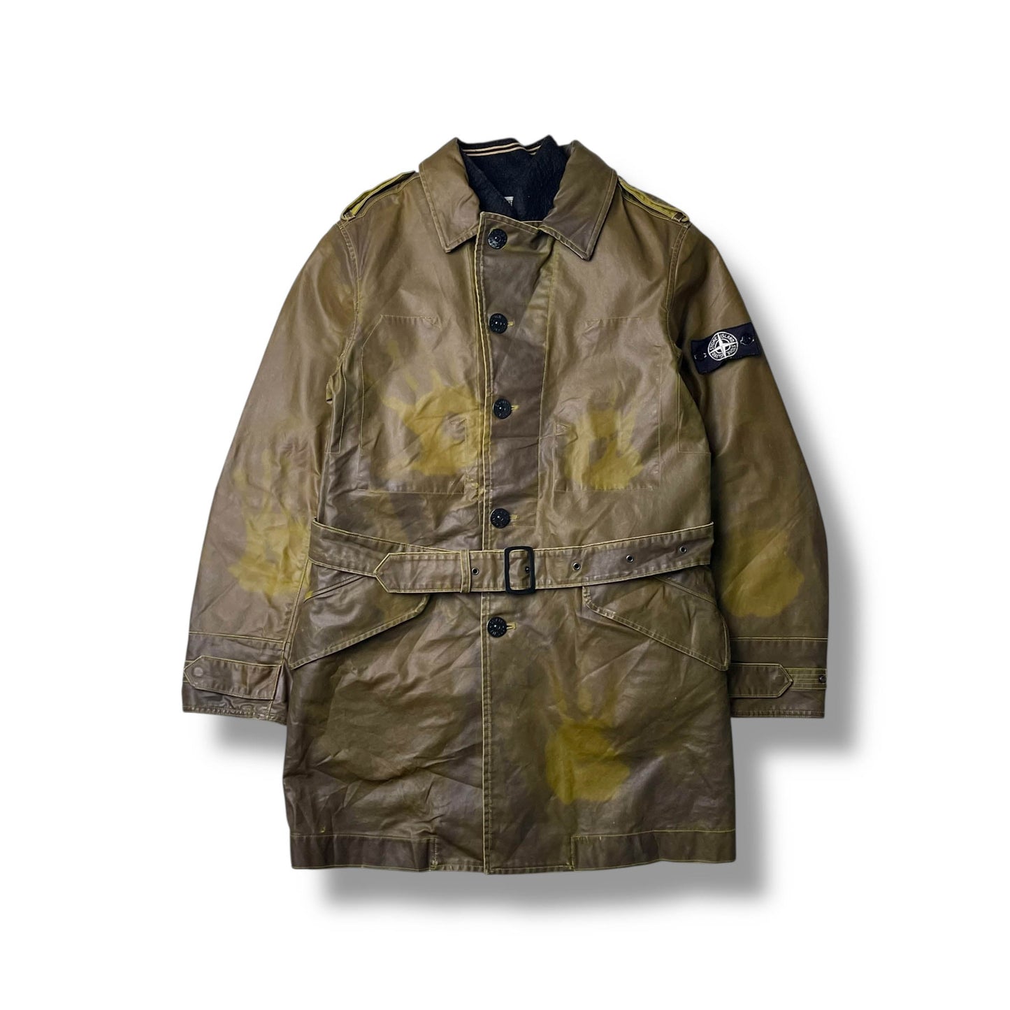 Stone Island Waxed Ice Jacket (L)