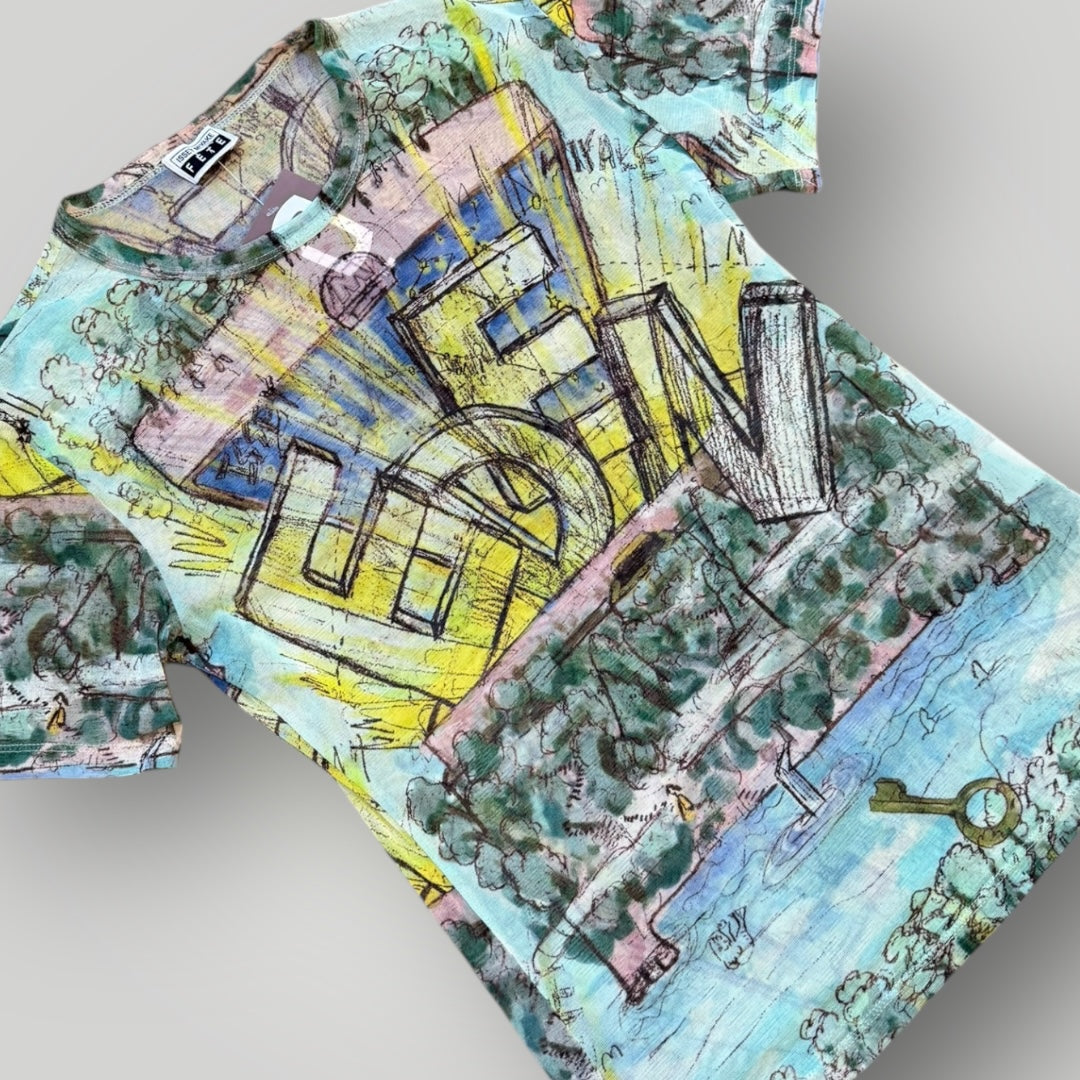 Issey Miyake Fete 2000's Mesh Top S