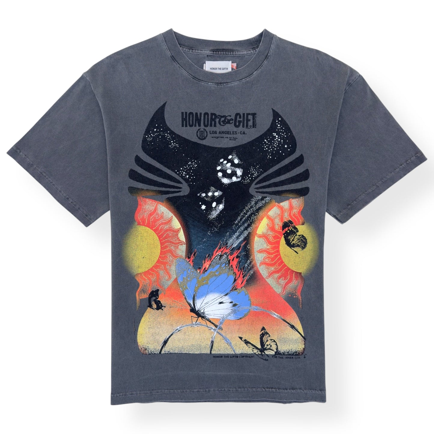 HONOR THE GIFT C-FALL HIGHER POWER T-SHIRT GREY M | Medium, Grey