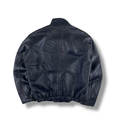 Vintage Giorgio Armani Cropped Leather Jacket (L)