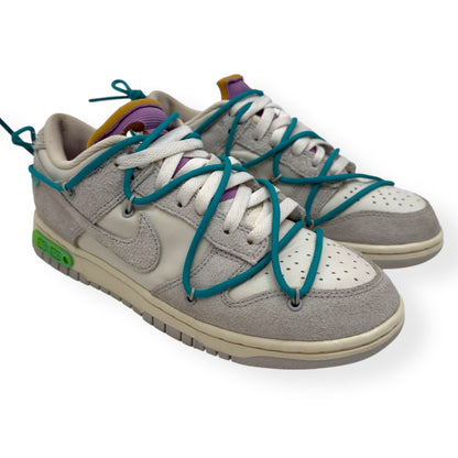 NIKE X OFF-WHITE LOT 36 LOW TOP SNEAKER WHITE / GREY UK7 | UK 7, Grey