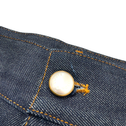 LOUIS VUITTON EMBROIDERED BOOTCUT DENIM TROUSERS INDIGO BLUE W30” | Small, Blue