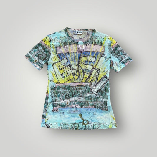 Issey Miyake Fete 2000's Mesh Top S