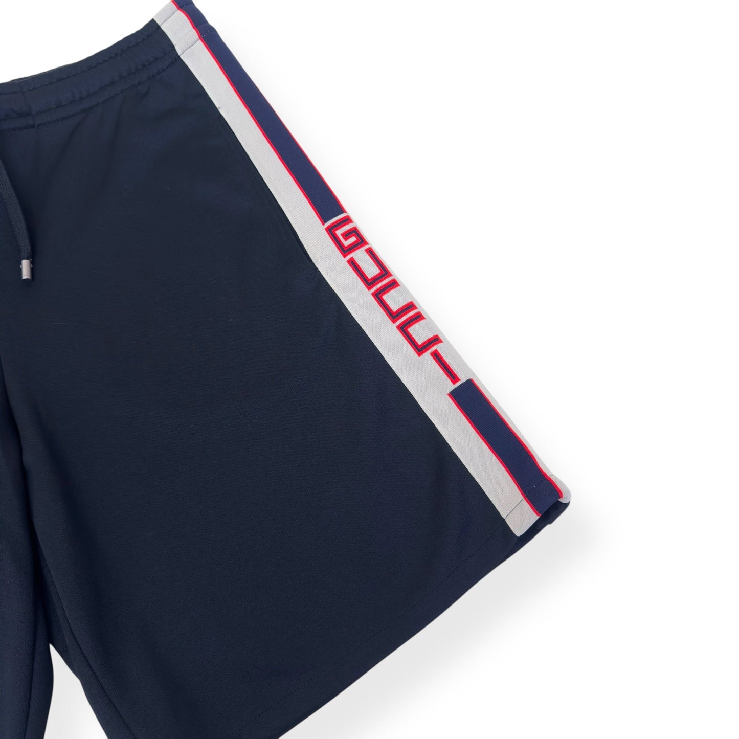 GUCCI TECHNICAL JERSEY SHORTS BLACK / WHITE / RED M | Medium, Multicoloured