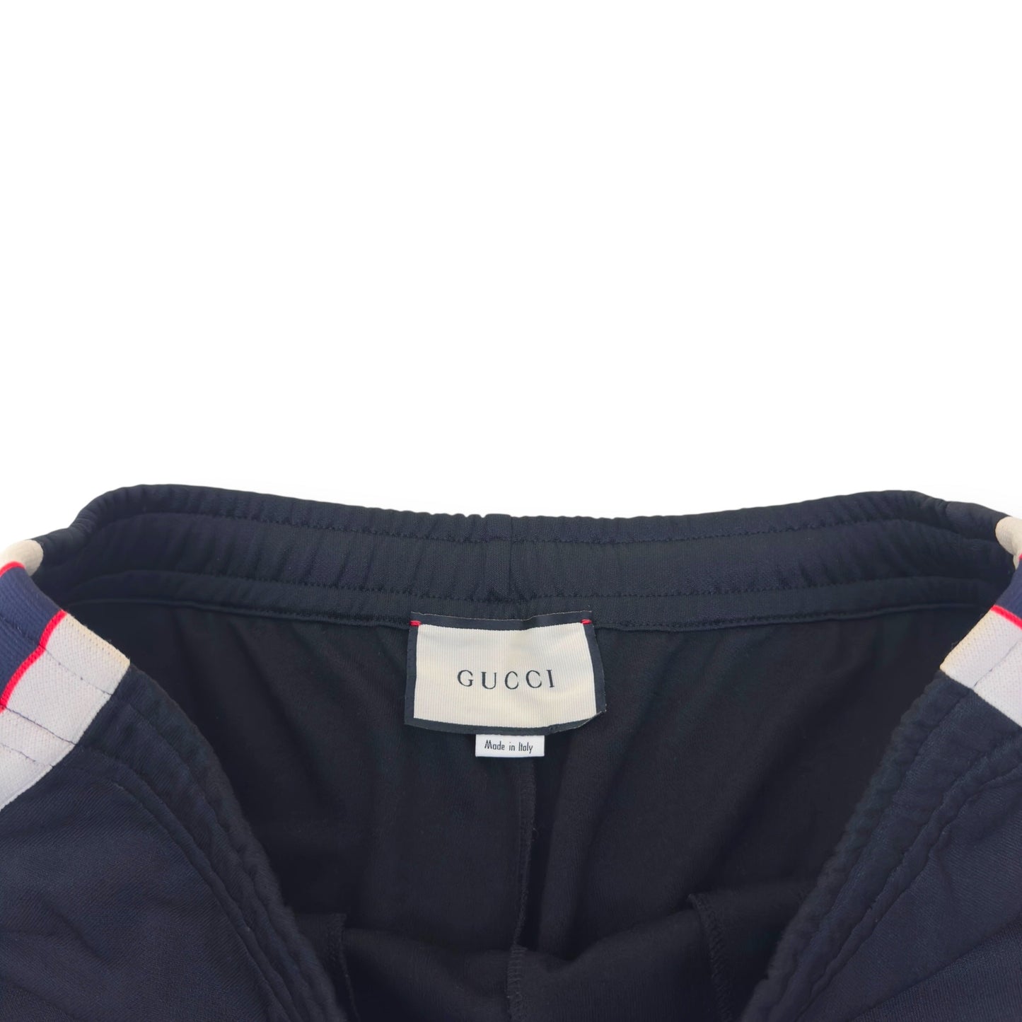GUCCI TECHNICAL JERSEY SHORTS BLACK / WHITE / RED M | Medium, Multicoloured