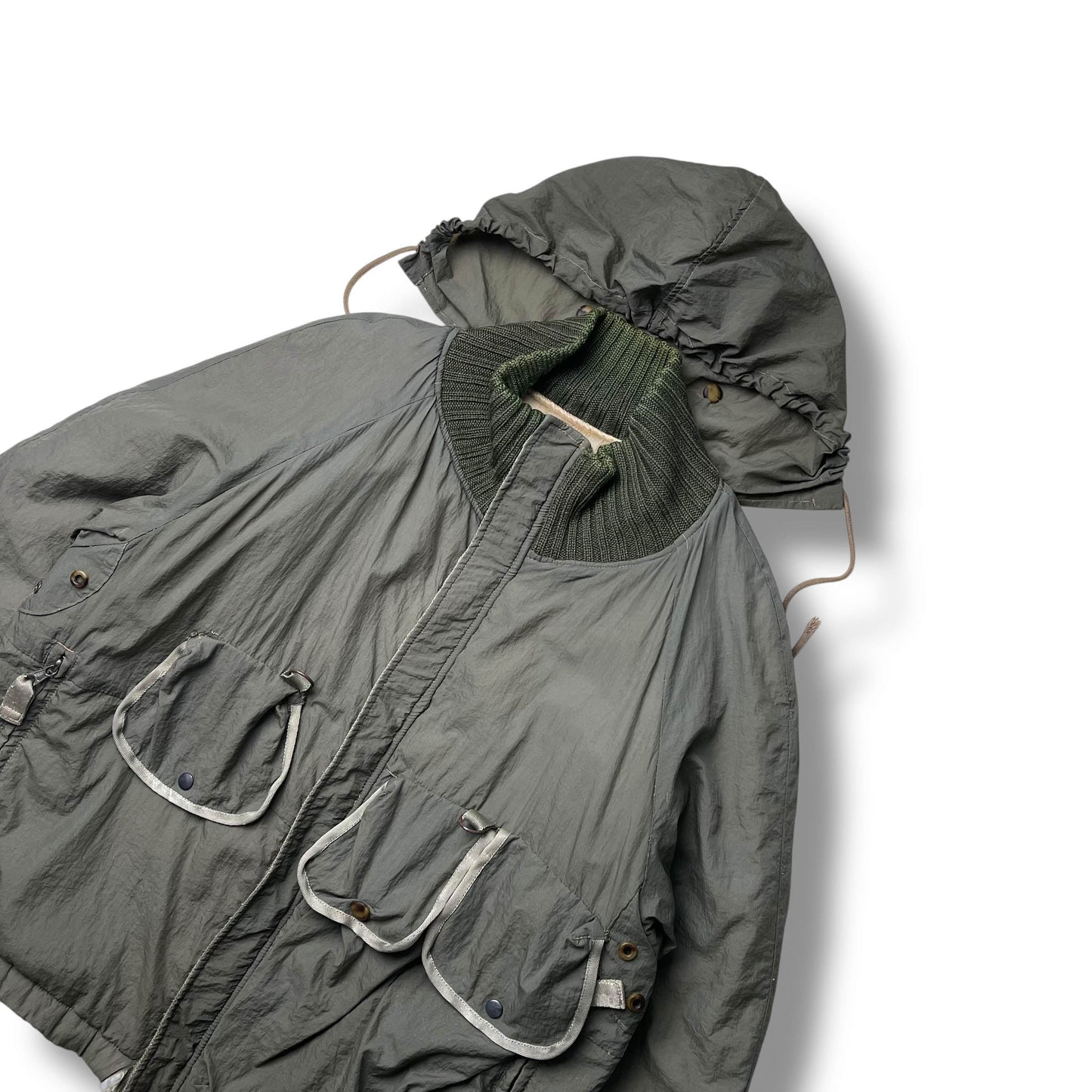 C.P. Company Japanese Crinkle Nylon Multipocket Jacket (M)