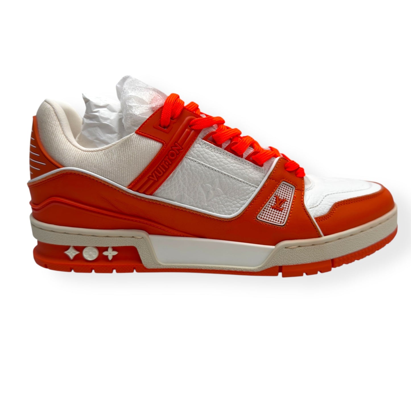 LOUIS VUITTON LV TRAINER LUXURY ORANGE UK8 | UK 8, Orange