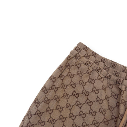 GUCCI GG COTTON CANVAS TROUSERS BEIGE 46 / S | Small, Beige
